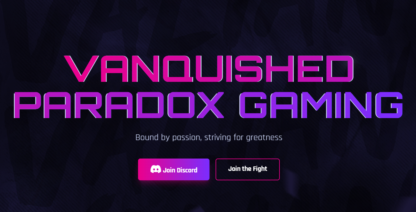 Vanquished Paradox Gaming preview